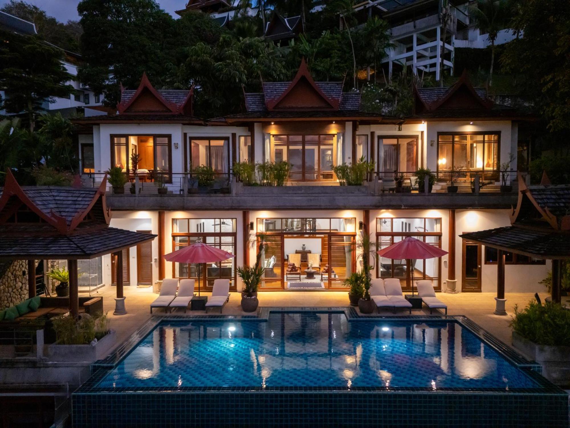 Surin Luxurious 6Br Private Swimming Pool Stunning Sunset Villa Phuket Bagian luar foto