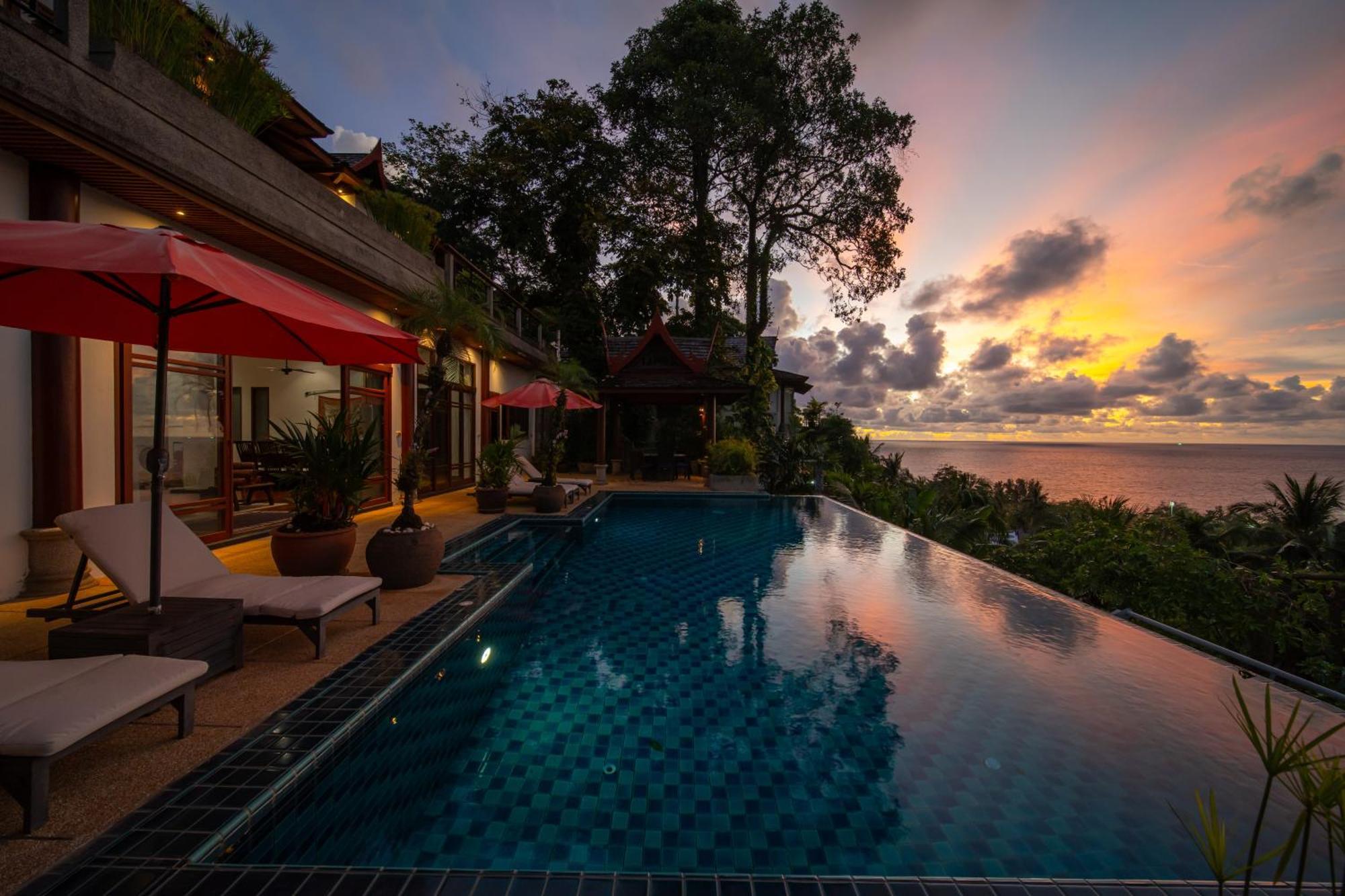 Surin Luxurious 6Br Private Swimming Pool Stunning Sunset Villa Phuket Bagian luar foto