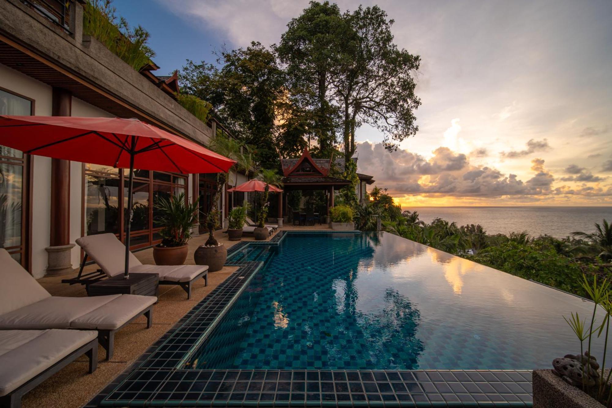 Surin Luxurious 6Br Private Swimming Pool Stunning Sunset Villa Phuket Bagian luar foto