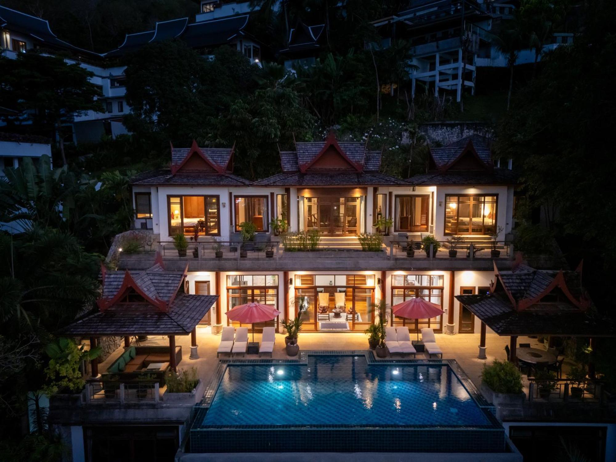 Surin Luxurious 6Br Private Swimming Pool Stunning Sunset Villa Phuket Bagian luar foto